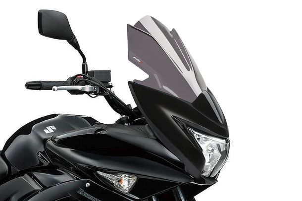Windschild Puig Z-Racing-Scheibe mit ABE für Suzuki Inazuma 250 F, Inazuma F Bj. 2013 - 2016