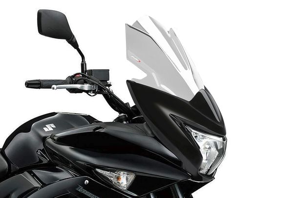 Windschild Puig Z-Racing-Scheibe mit ABE für Suzuki Inazuma 250 F, Inazuma F Bj. 2013 - 2016
