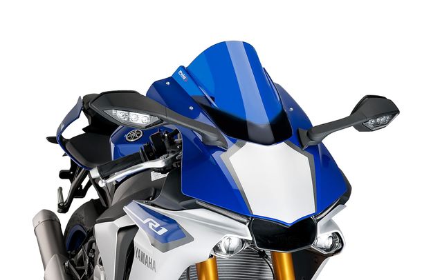 Windschild Puig Z-Racing-Scheibe mit ABE für Yamaha YZF-R1, YZF-R1M (Bj. 2015 - 2019)