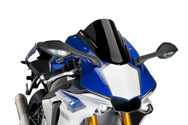 Windschild Puig Z-Racing-Scheibe mit ABE für Yamaha YZF-R1, YZF-R1M Bj. 2015 - 2019