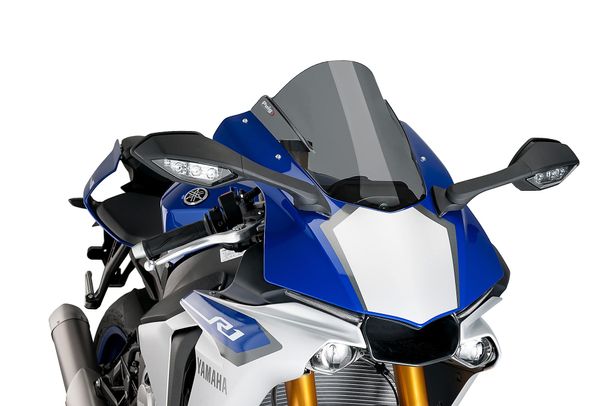 Windschild Puig Z-Racing-Scheibe mit ABE für Yamaha YZF-R1, YZF-R1M Bj. 2015 - 2019