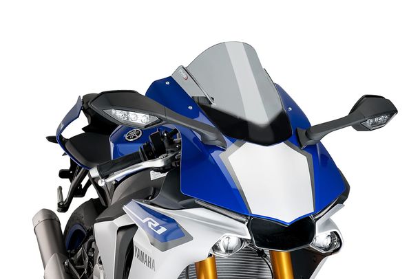 Windschild Puig Z-Racing-Scheibe mit ABE für Yamaha YZF-R1, YZF-R1M Bj. 2015 - 2019