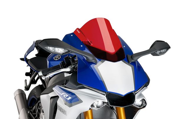 Windschild Puig Z-Racing-Scheibe mit ABE für Yamaha YZF-R1, YZF-R1M Bj. 2015 - 2019