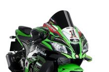 Owiewka Puig szyba R-Racer 360 x 325 mm z homologacją ABE dla Kawasaki ZX-10R, ZX-10R Ninja KRT, ZX-10RR, ZX-10R Ninja Performance rocznik 2016 - 2020