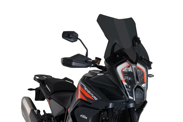 Windschild Puig Touring Plus Scheibe 515 x 465 mm mit ABE für Ktm 1290 SUPER ADVENTURE R, 1290 SUPER ADVENTURE S, u.a. (Bj. 2021 - 2025)
