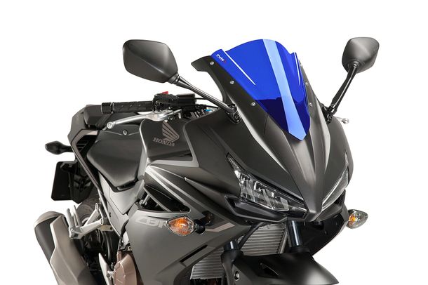 Windschild Puig Z-Racing-Scheibe mit ABE für Honda CBR500R (Bj. 2016 - 2018)