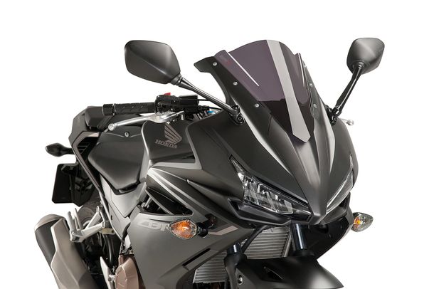 Windschild Puig Z-Racing-Scheibe mit ABE für Honda CBR500R Bj. 2016 - 2018