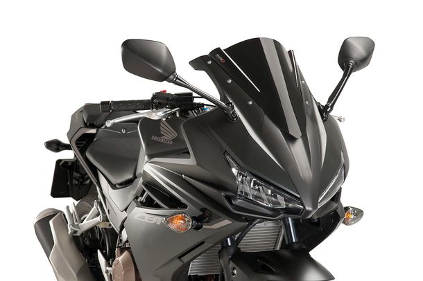 Windschild Puig Z-Racing-Scheibe mit ABE für Honda CBR500R Bj. 2016 - 2018