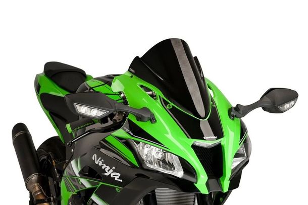 Windschild Puig Z-Racing-Scheibe mit ABE für Kawasaki ZX-10R, ZX-10R NINJA KRT, ZX-10R NINJA PERFORMANCE, u.a. (Bj. 2016 - 2020)