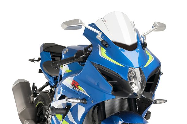 Windschild Puig Z-Racing-Scheibe mit ABE für Suzuki GSX-R1000, GSX-R1000R Bj. 2017 - 2021