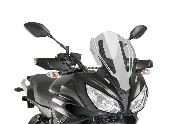 Windschild Puig Z-Racing-Scheibe mit ABE für Yamaha MT-07 Tracer, Tracer 700, Tracer 700 GT Bj. 2016 - 2019