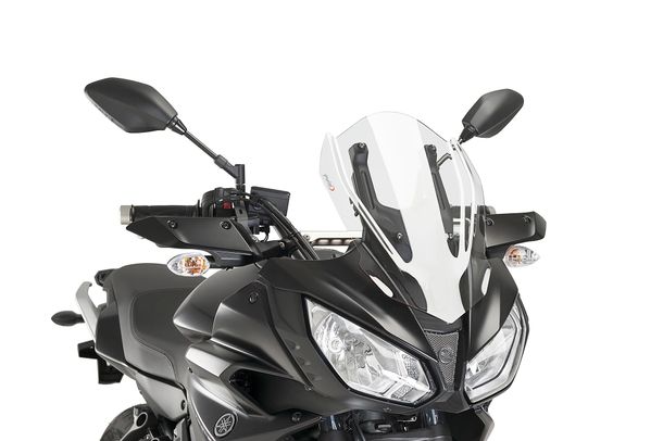 Windschild Puig Z-Racing-Scheibe mit ABE für Yamaha MT-07 Tracer, Tracer 700, Tracer 700 GT Bj. 2016 - 2019
