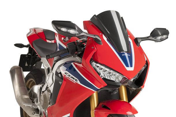 Windschild Puig Z-Racing-Scheibe mit ABE für Honda CBR1000RR Fireblade SP, CBR1000RR Fireblade SP2 Bj. 2017 - 2019