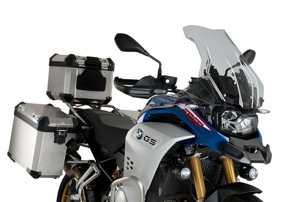Windschild Puig Touring Plus Scheibe 540 x 415 mm mit ABE für BMW F750GS, F850GS, F850GS Adventure, F900GS Adventure Bj. 2018 - 2026