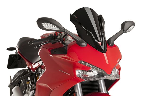 Windschild Puig Z-Racing-Scheibe mit ABE für Ducati 900 SS Superlight, Supersport 939, Supersport 939 S Bj. 1991 - 2025