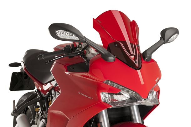 Windschild Puig Z-Racing-Scheibe mit ABE für Ducati 900 SS Superlight, Supersport 939, Supersport 939 S Bj. 1991 - 2025