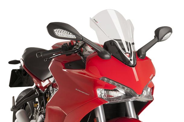 Windschild Puig Z-Racing-Scheibe mit ABE für Ducati 900 SS Superlight, Supersport 939, Supersport 939 S Bj. 1991 - 2025