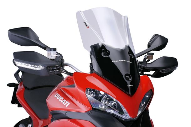 Windschild Puig Touring Plus Scheibe mit ABE für Ducati Multistrada 1200, Multistrada 1200 S Bj. 2010 - 2012