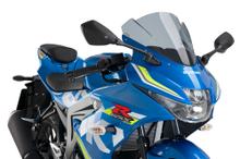 Parabrisas Puig cúpula Z-Racing 340 x 305 mm con ABE para Suzuki GSX-R125 año 2017 - 2026