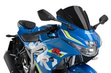 Windschild Puig Z-Racing-Scheibe 340 x 305 mm mit ABE für Suzuki GSX-R125 Bj. 2017 - 2026