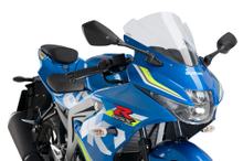 Parabrisas Puig cúpula Z-Racing 340 x 305 mm con ABE para Suzuki GSX-R125 año 2017 - 2026