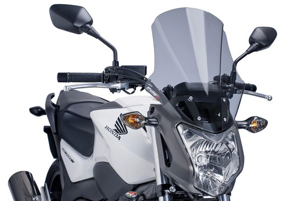 Windschild Puig Touring Plus Scheibe mit ABE für Honda NC750S, NC750SD, NC700S Bj. 2012 - 2020