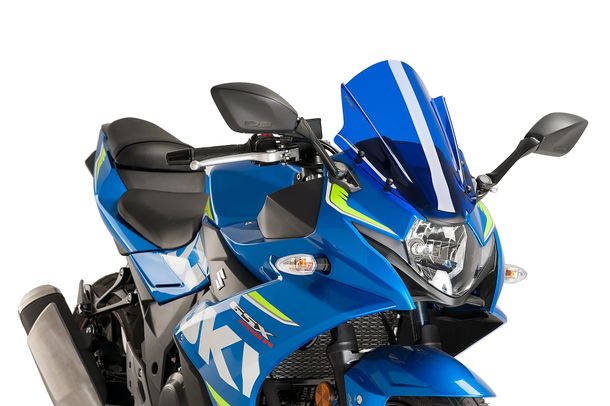 Windschild Puig Z-Racing-Scheibe mit ABE für Suzuki GSX-R250 Bj. 2017 - 2019