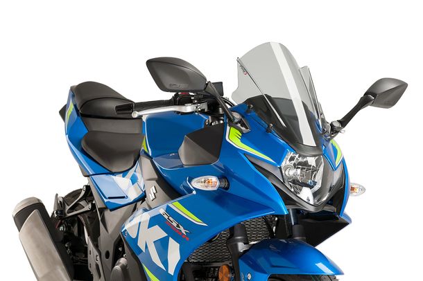 Windschild Puig Z-Racing-Scheibe mit ABE für Suzuki GSX-R250 Bj. 2017 - 2019