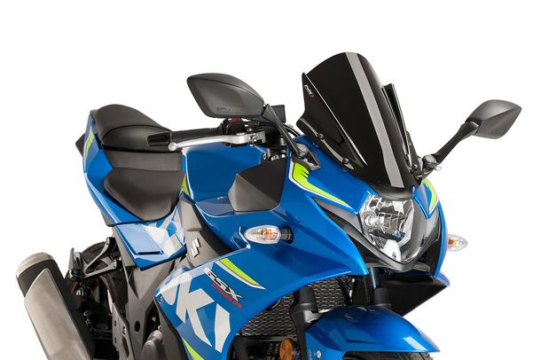 Windschild Puig Z-Racing-Scheibe mit ABE für Suzuki GSX-R250 Bj. 2017 - 2019