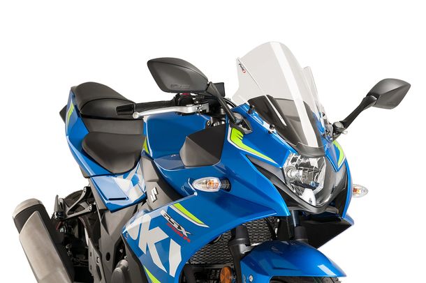 Windschild Puig Z-Racing-Scheibe mit ABE für Suzuki GSX-R250 Bj. 2017 - 2019