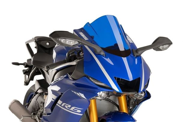 Windschild Puig Z-Racing-Scheibe mit ABE für Yamaha YZF-R6 Race, YZF-R7, YZF-R6 Bj. 2017 - 2026