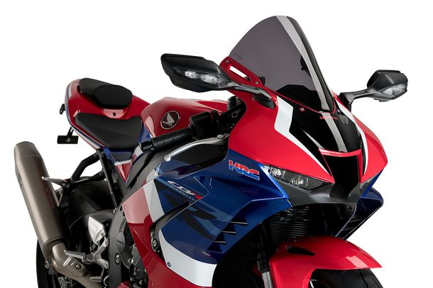 Windschild Puig R-Racer-Scheibe 335 x 270 mm mit ABE für Honda CBR1000RR-R Fireblade SP, CBR1000RR-R Fireblade (Bj. 2020 - 2025)