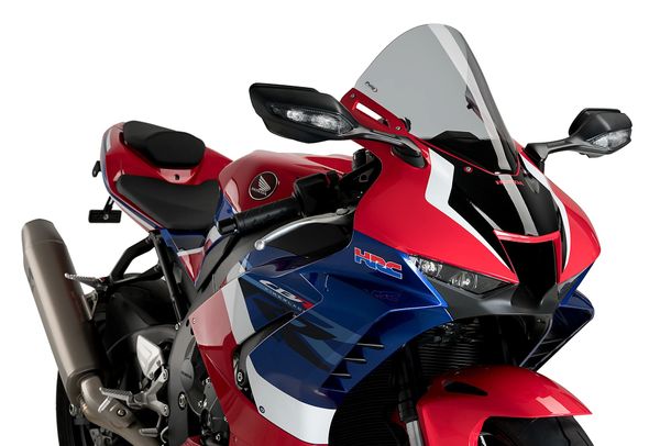Windschild Puig R-Racer-Scheibe 335 x 270 mm mit ABE für Honda CBR1000RR-R Fireblade SP, CBR1000RR-R Fireblade Bj. 2020 - 2025