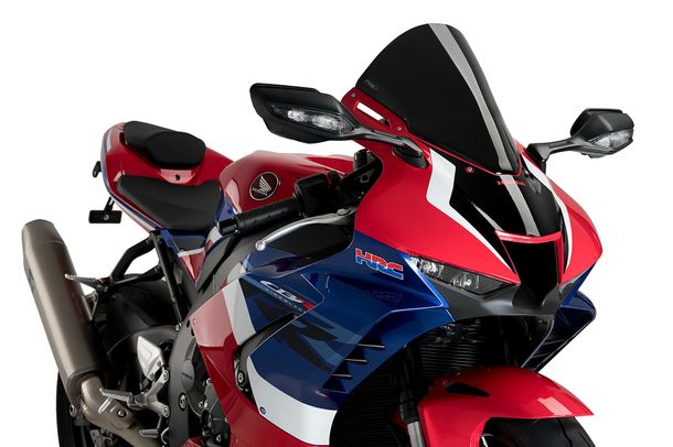 Windschild Puig R-Racer-Scheibe 335 x 270 mm mit ABE für Honda CBR1000RR-R Fireblade SP, CBR1000RR-R Fireblade Bj. 2020 - 2025