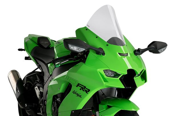 Windschild Puig R-Racer-Scheibe 320 x 285 mm mit ABE für Kawasaki ZX-10R, ZX-10RR Bj. 2021 - 2026