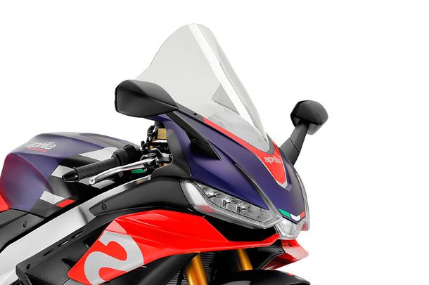 Windschild Puig R-Racer-Scheibe 350 x 315 mm mit ABE für Aprilia RSV4, RSV4 Factory Bj. 2021 - 2026