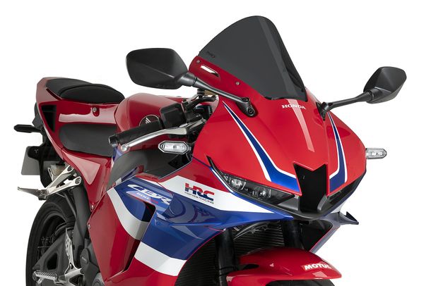 Windschild Puig R-Racer-Scheibe 275 x 275 mm mit ABE für Honda CBR600RR Bj. 2023 - 2025