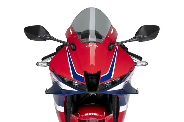 Windschild Puig R-Racer-Scheibe 275 x 275 mm mit ABE für Honda CBR600RR Bj. 2023 - 2025
