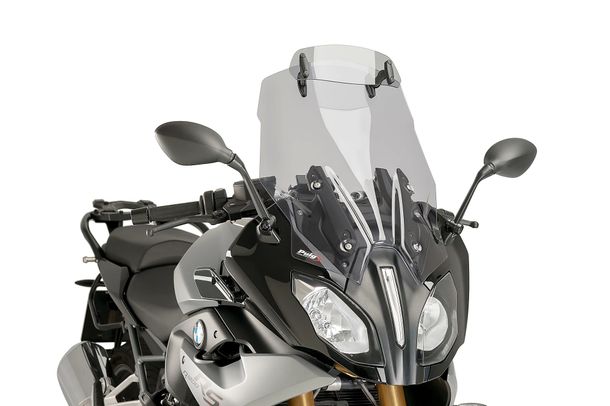 Windschild Puig Touring Plus Scheibe mit Visier 550 x 410 mm mit ABE für Bmw R1200RS, R1250RS (Bj. 2015 - 2025)