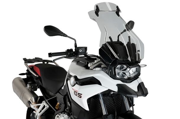 Windschild Puig Touring Plus Scheibe mit Visier mit ABE für Bmw F850GS, F750GS, F850GS ADVENTURE (Bj. 2018 - 2024)