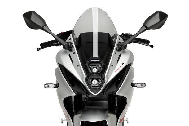 Windschild Puig R-Racer-Scheibe 385 x 305 mm mit ABE für Suzuki GSX-8R Bj. 2024 - 2026