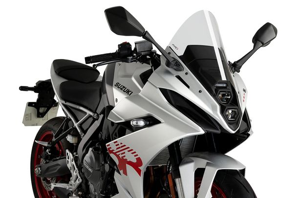 Windschild Puig R-Racer-Scheibe 385 x 305 mm mit ABE für Suzuki GSX-8R Bj. 2024 - 2026
