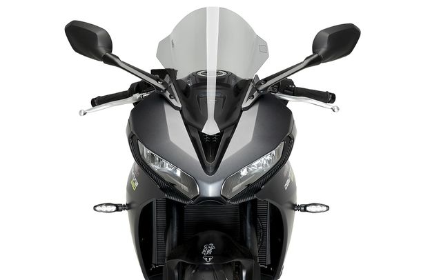 Windschild Puig R-Racer-Scheibe 395 x 310 mm mit ABE für Triumph Daytona 660 Bj. 2024 - 2025