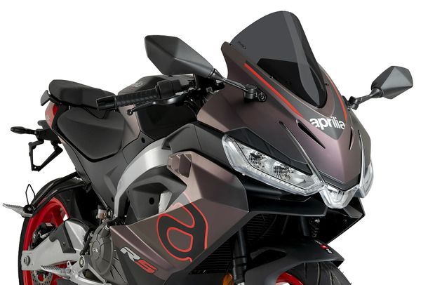 Windschild Puig R-Racer-Scheibe 340 x 255 mm mit ABE für Aprilia RS 457 Bj. 2024 - 2026