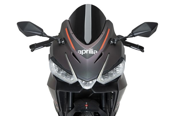 Windschild Puig R-Racer-Scheibe 340 x 255 mm mit ABE für Aprilia RS 457 Bj. 2024 - 2026