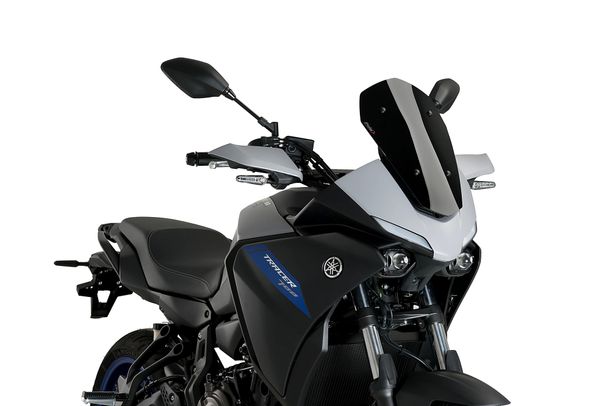 Windschild Puig Sportscheibe 382 x 250 mm mit ABE für Yamaha Tracer 7, Tracer 7 GT, Tracer 700, Tracer 700 GT Bj. 2020 - 2024