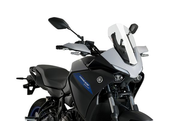 Windschild Puig Sportscheibe 382 x 250 mm mit ABE für Yamaha Tracer 7, Tracer 7 GT, Tracer 700, Tracer 700 GT Bj. 2020 - 2024