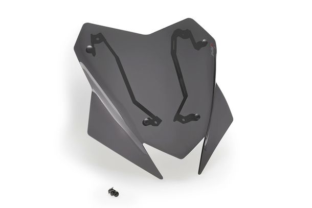 Pare-brise Puig Sport 390 x 365 mm avec ABE pour Ducati Multistrada V4 Pikes Peak, Multistrada V4 Rally Année 2021 - 2026