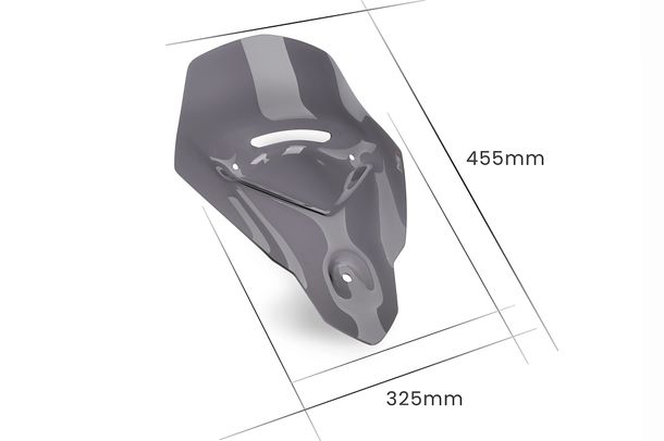 Windschild Puig Sportscheibe 455 x 325 mm mit ABE für Triumph Tiger Sport 660 Bj. 2022 - 2025