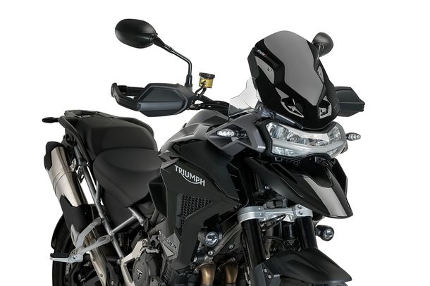 Windschild Puig Sportscheibe 360 x 315 mm mit ABE für Triumph Tiger 1200 GT PRO, Tiger 1200 GT Explorer Bj. 2022 - 2025